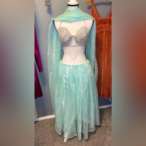 Vintage beaded mermaid costume